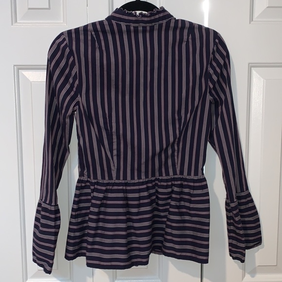 Pinstripe Button Up Shirt - Picture 4 of 4